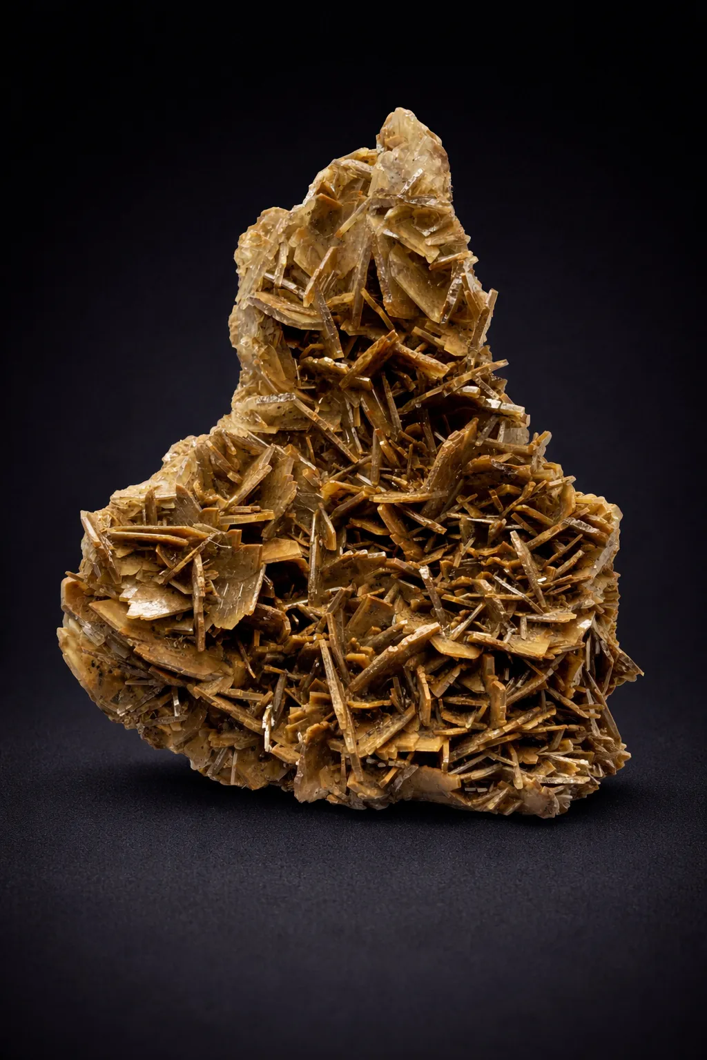 Golden Barite Crystal Cluster – Nador Province, Morocco | Natural Honey Barite Specimen - image 1