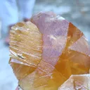 Golden Calcite on Quartz. Available for sale - image 7