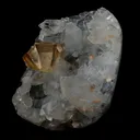 Golden Calcite with Apophyllite Natural Mineral Specimen - image 2
