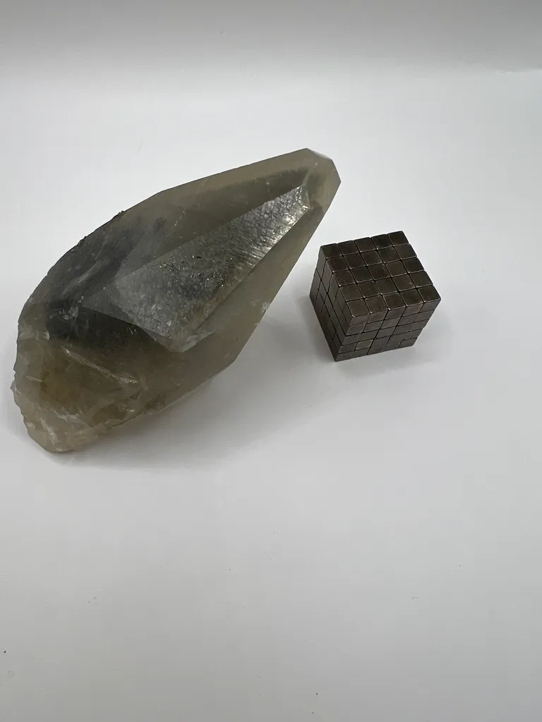 Golden Phantom Calcite with Chalcopyrite - Elmwood Mine - 10041 - image 7