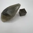 Golden Phantom Calcite with Chalcopyrite - Elmwood Mine - 10041 - image 7