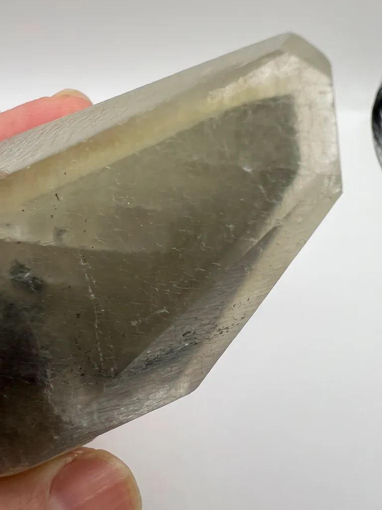 Golden Phantom Calcite with Chalcopyrite - Elmwood Mine - 10041 - image 2