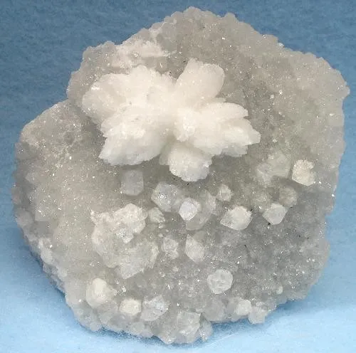 Goosecreekite, Apophyllite-(Kf), Quartz image