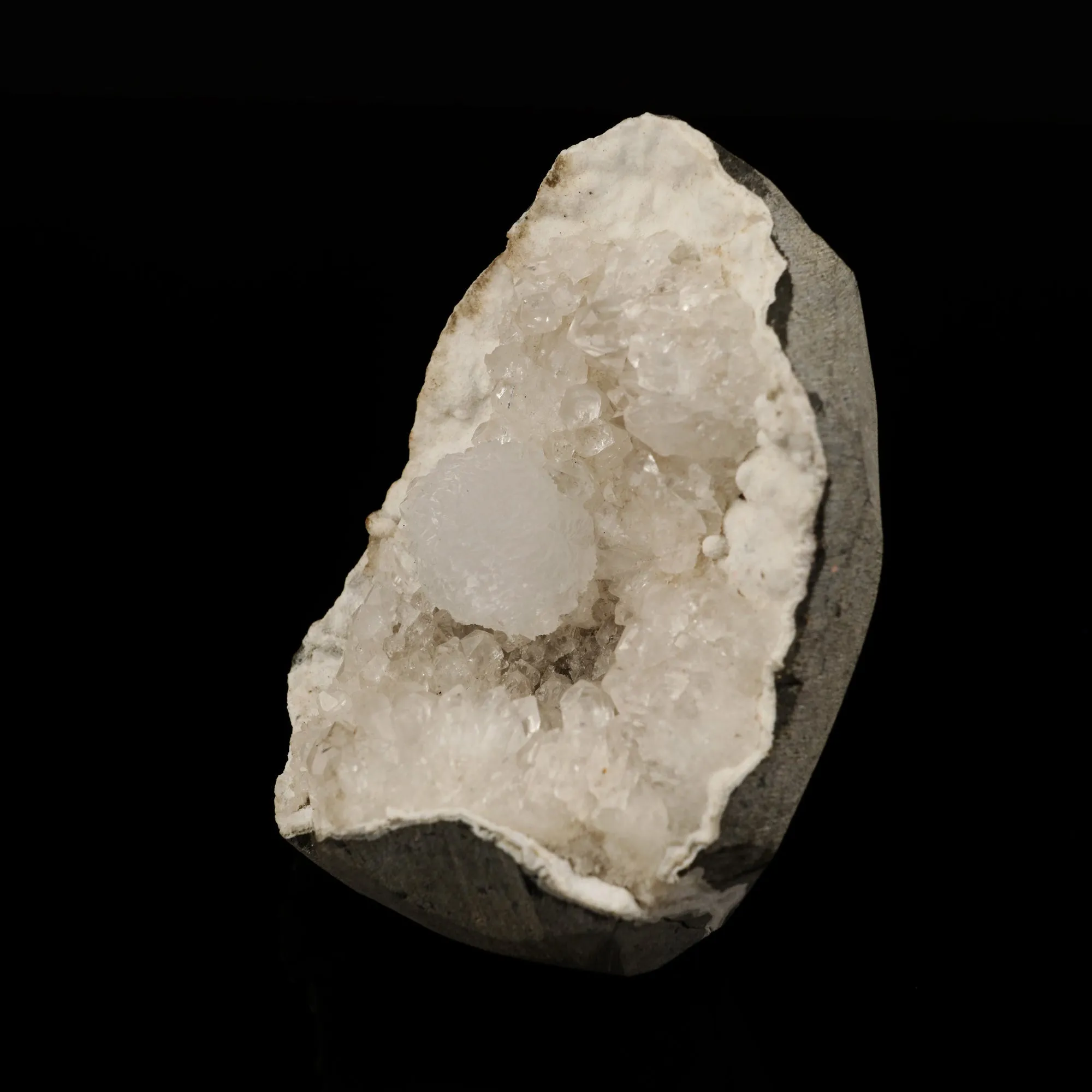 Goosecreekite Inside MM Quartz Geode Natural Mineral Specimen - image 2