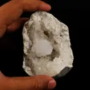 Goosecreekite Inside MM Quartz Geode Natural Mineral Specimen - image 4