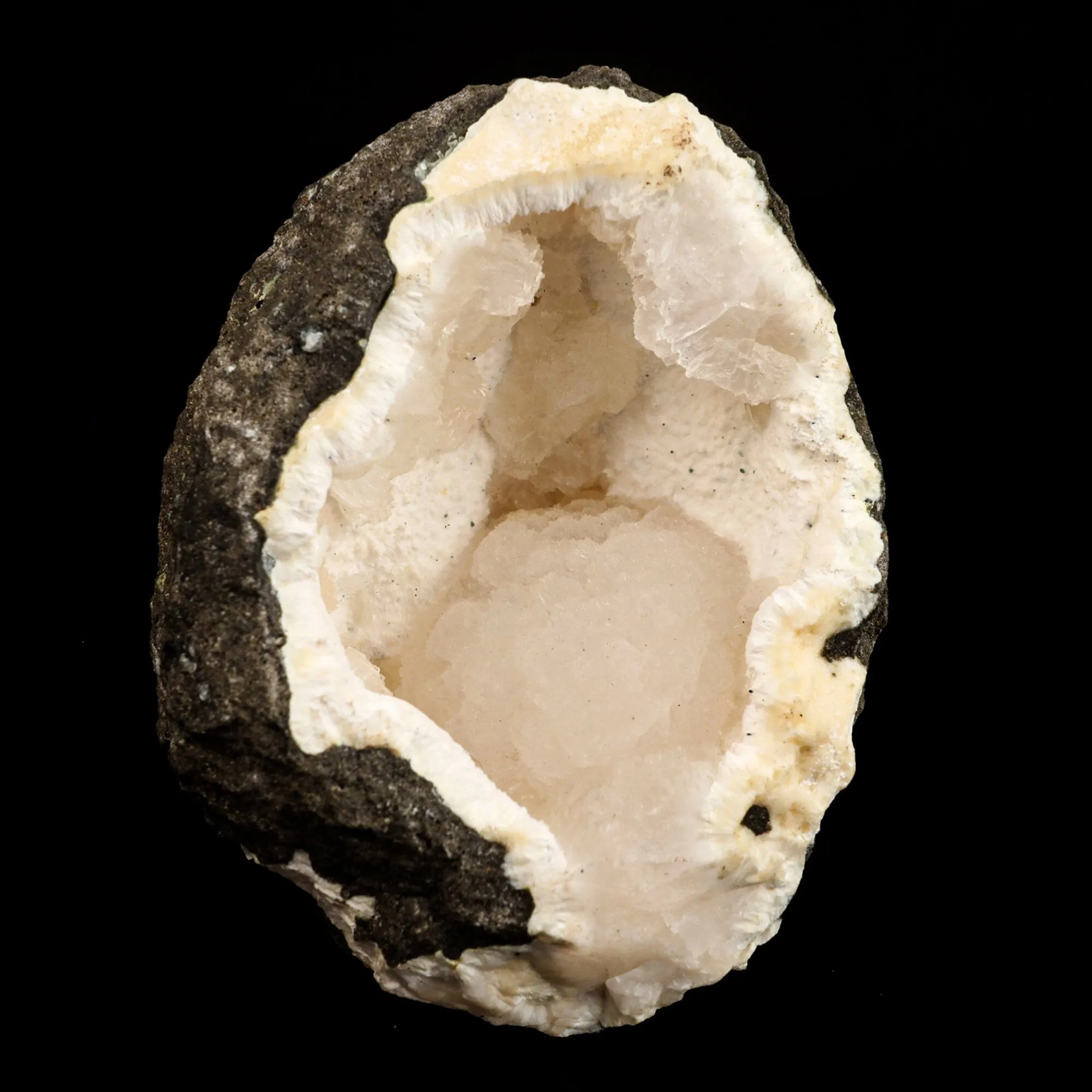 Goosecreekite Inside Mordenite Geode Natural Mineral Specimen - image 3