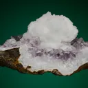 Goosecreekite on Quartz var. Amethyst - image 4