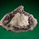 Goosecreekite on Quartz var. Amethyst - image 1