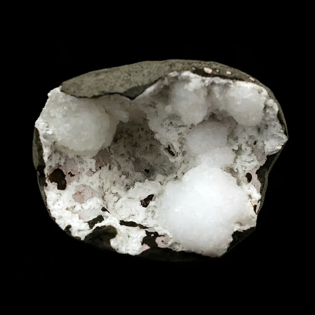 Goosecreekite Rare Mineral in Semi Geod Natural Mineral Specimen image