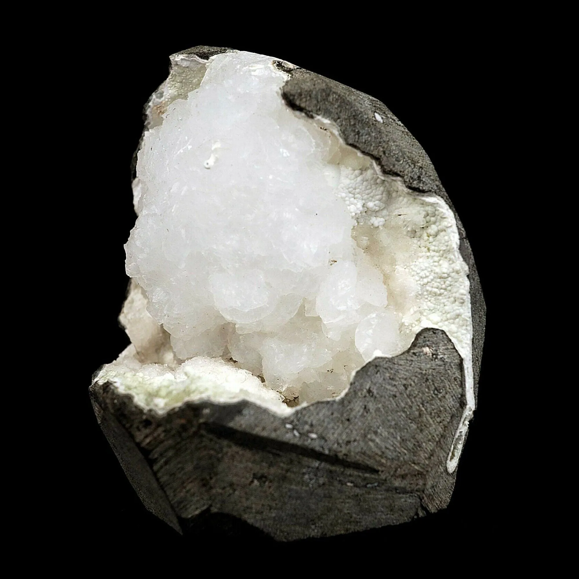 Goosecreekite Rare Mineral on Chalcedony Natural Mineral Specimen - image 4