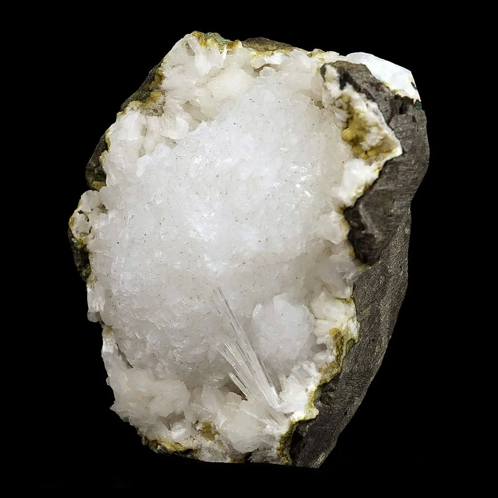 Goosecreekite rare mineral with Scolecite Natural Mineral Specimen - image 4
