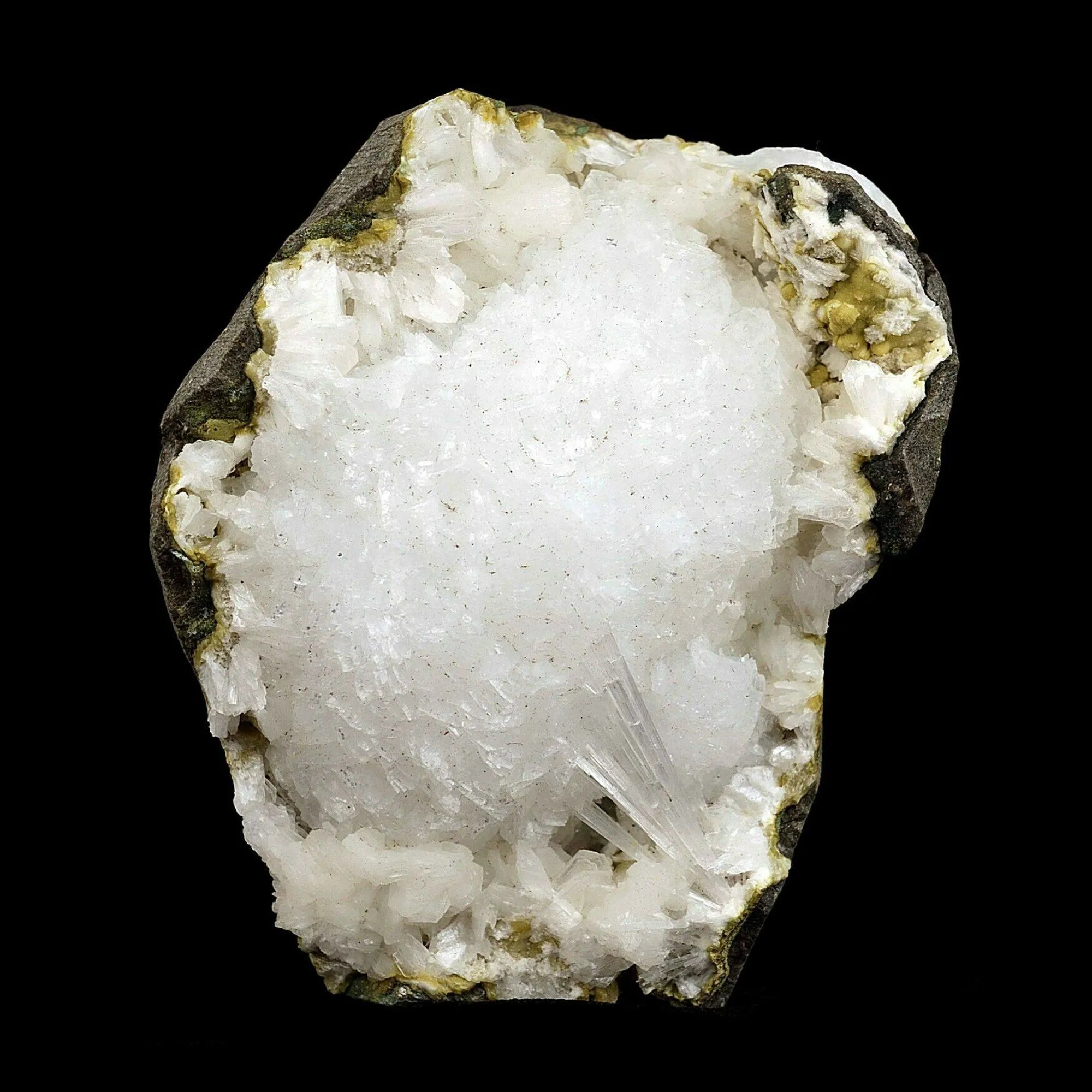 Goosecreekite rare mineral with Scolecite Natural Mineral Specimen - image 2