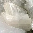 Goosecreekite With Heulandite on Quartz - image 3