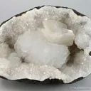 Goosecreekite With Heulandite on Quartz - image 1