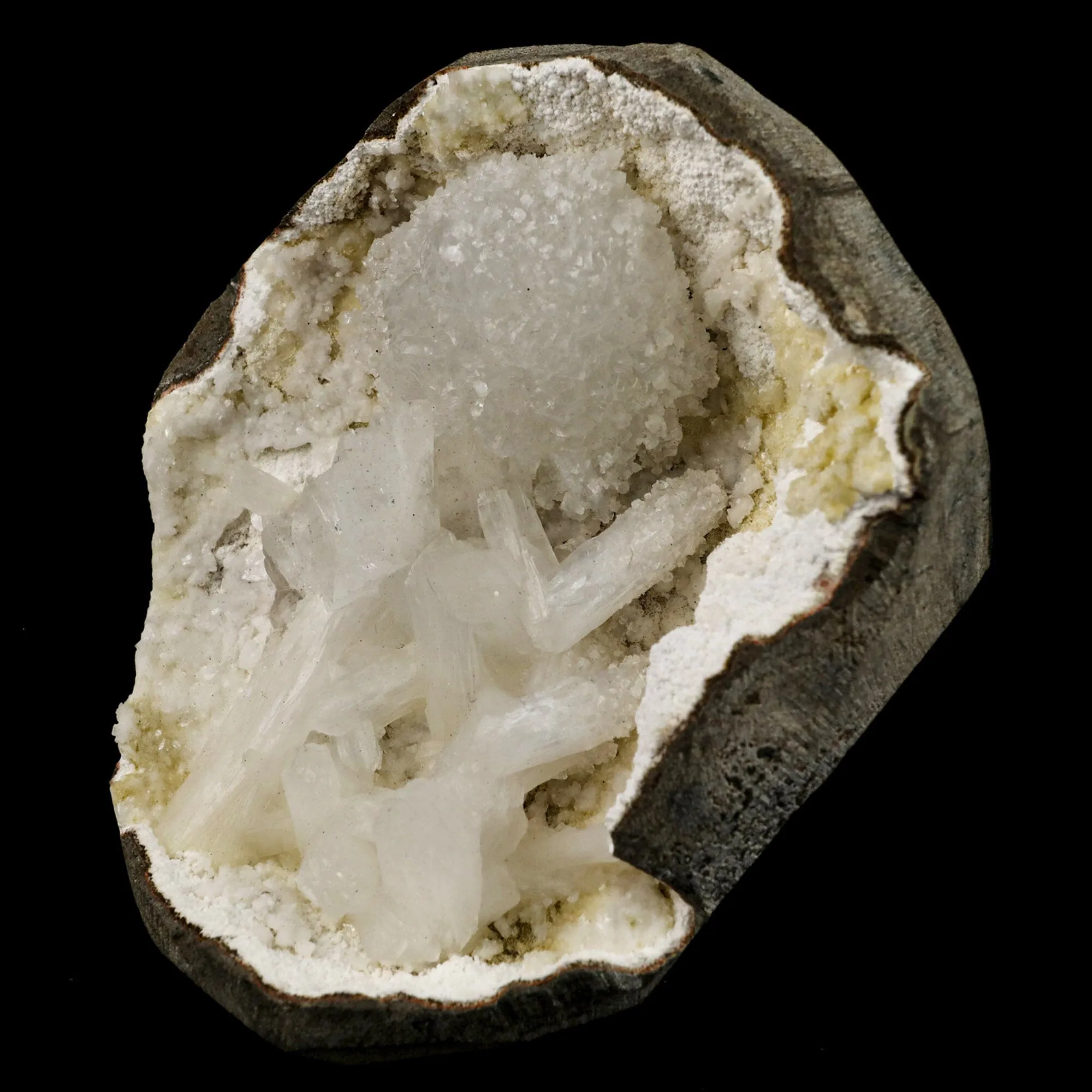 Goosecreekite with Stilbite Natural Mineral Specimen - image 3