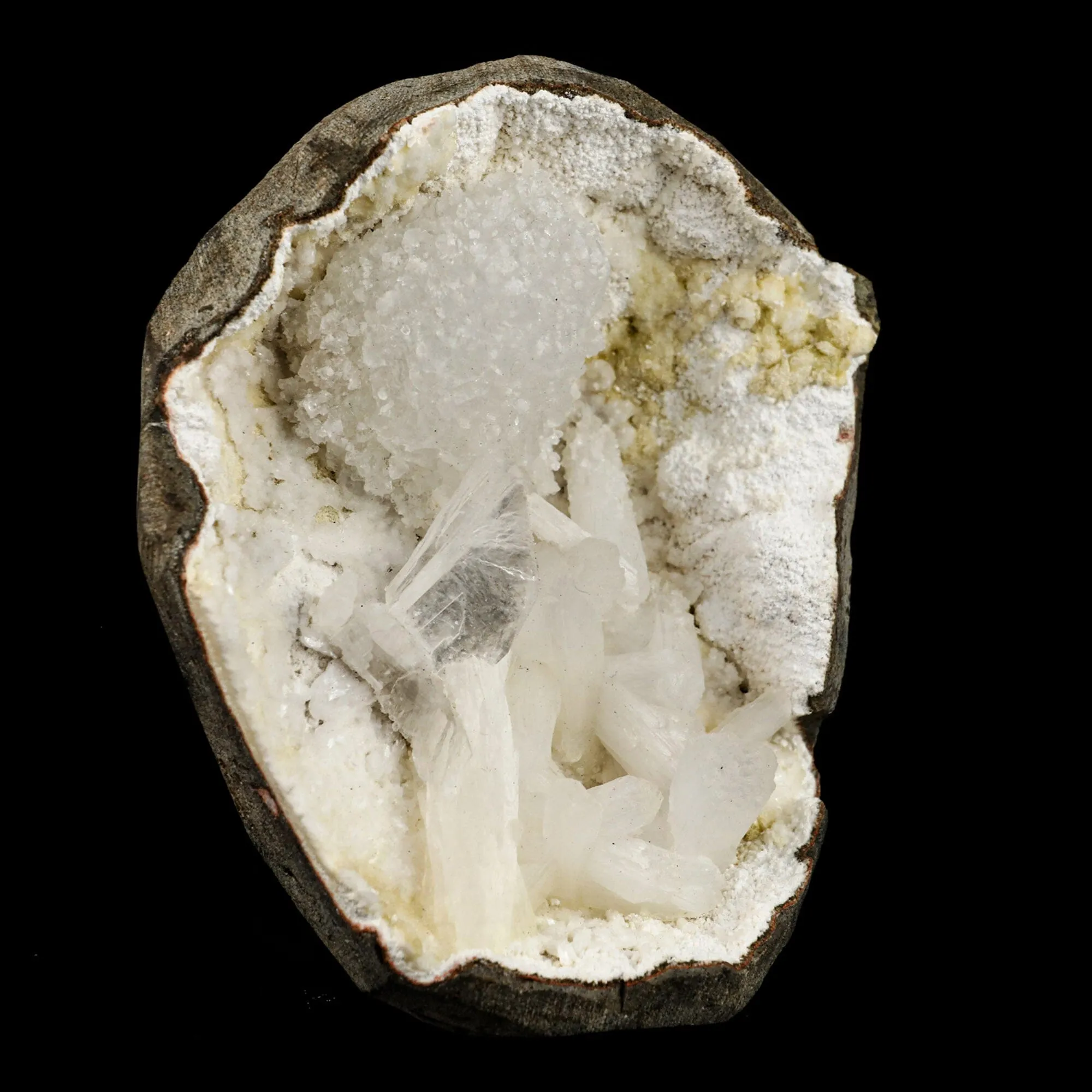 Goosecreekite with Stilbite Natural Mineral Specimen - image 4
