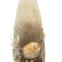 Goshenite (Beryl) on Quartz - image 1