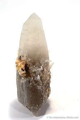 Goshenite (Beryl) on Quartz - image 2