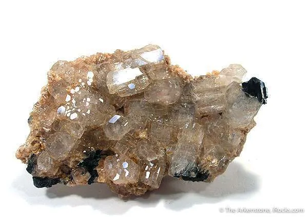 Goshenite (Beryl) With Schorl image