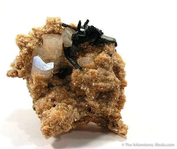 Goshenite (Beryl) With Schorl image