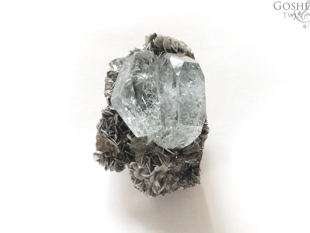 Goshenite from Mount Little Xuebaoding, Pingwu Co., Sichuan, China image
