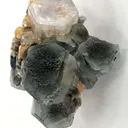 Goshenite on Fluorite - image 1