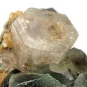Goshenite on Fluorite - image 3
