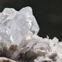 Goshenite with Muscovite from Xiebaoding, Sichuan, China. Fine cabinet specimen featuring glassy, tabular Goschenite - image 9