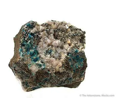 Goyazite on Lazulite - image 1