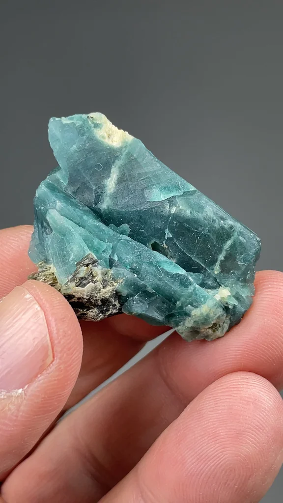 Grandidierite from Tranomaro-Maromby area, Anosy, Madagascar - image 2