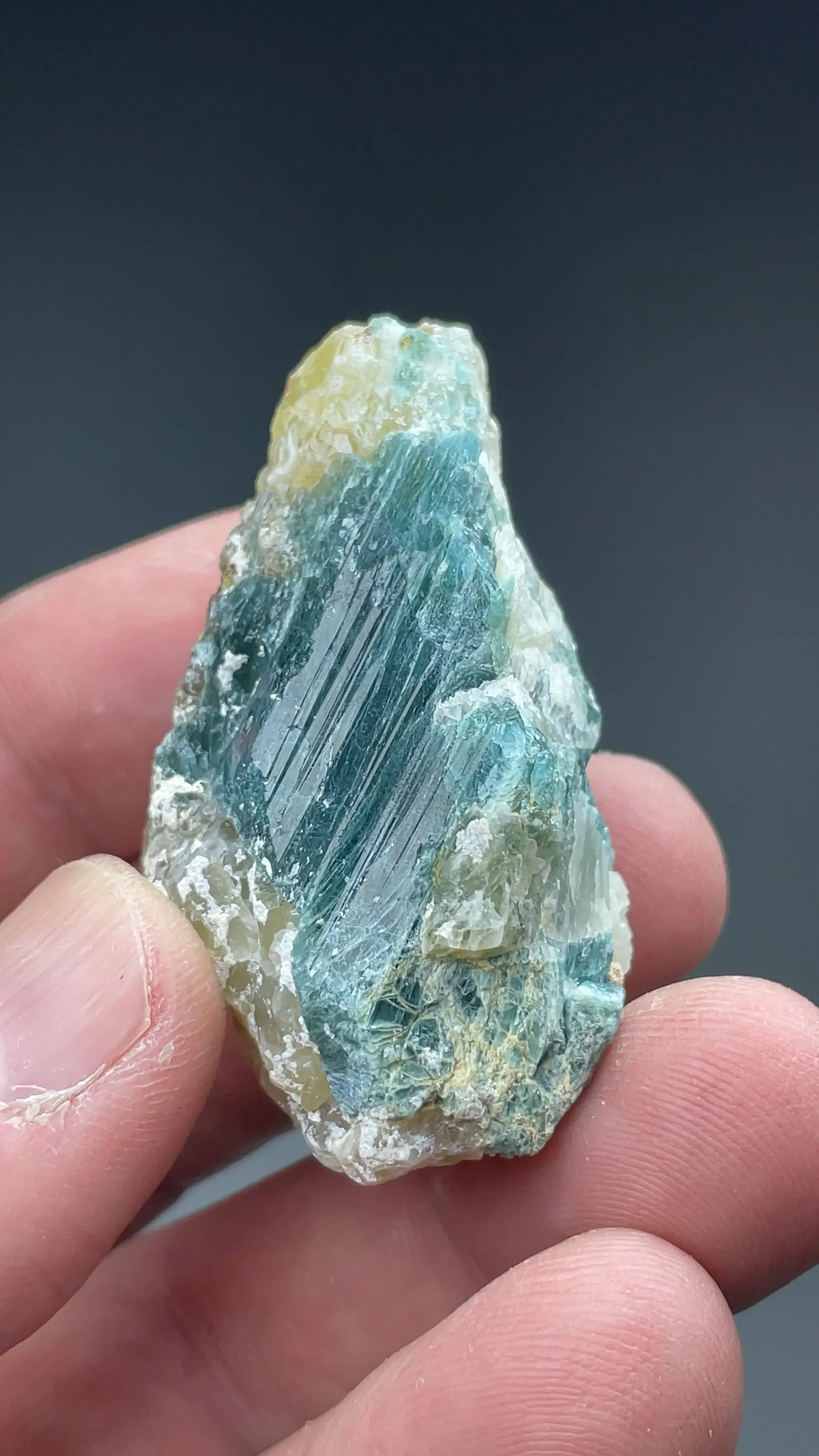 Grandidierite with Feldspar, Schorl - image 2