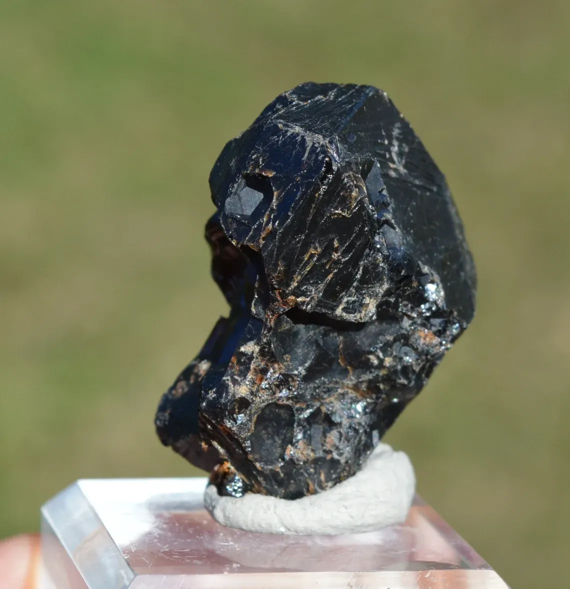 Grandite Garnet & Melanite 41 grams - Diakon, Bafoulabé Circle, Kayes Region, Mali - image 6