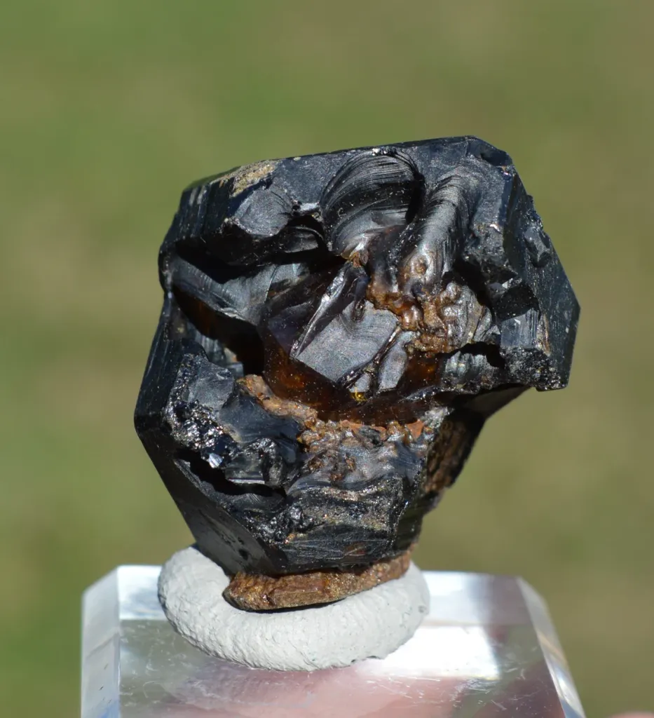 Grandite Garnet & Melanite 49 grams - Diakon, Bafoulabé Circle, Kayes Region, Mali image