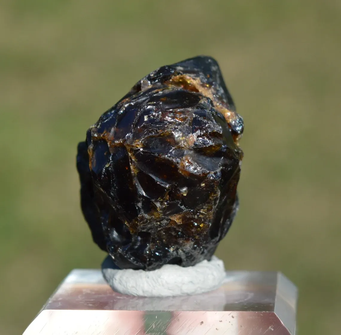 Grandite Garnet & Melanite 52 grams - Diakon, Bafoulabé Circle, Kayes Region, Mali - image 8