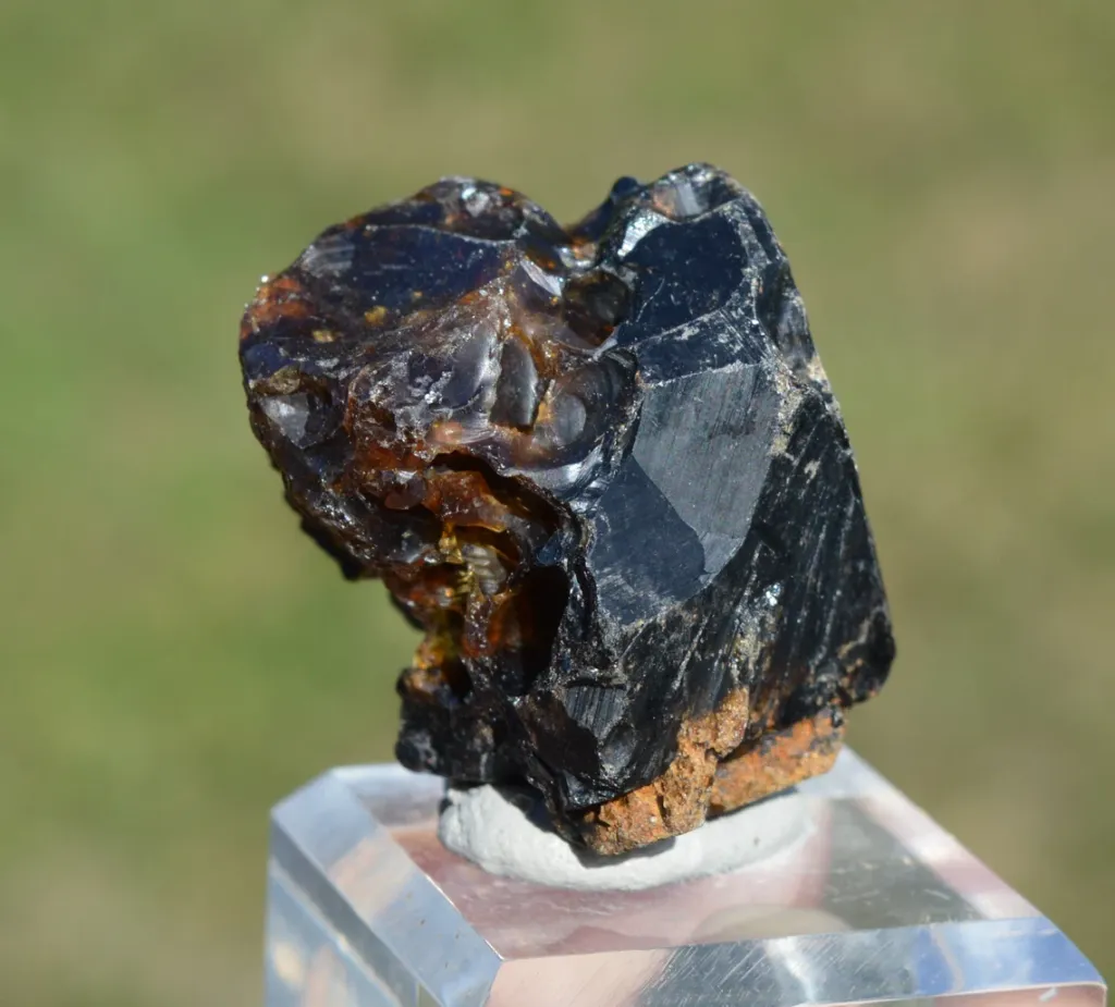 Grandite Garnet & Melanite 76 grams - Diakon, Bafoulabé Circle, Kayes Region, Mali - image 8