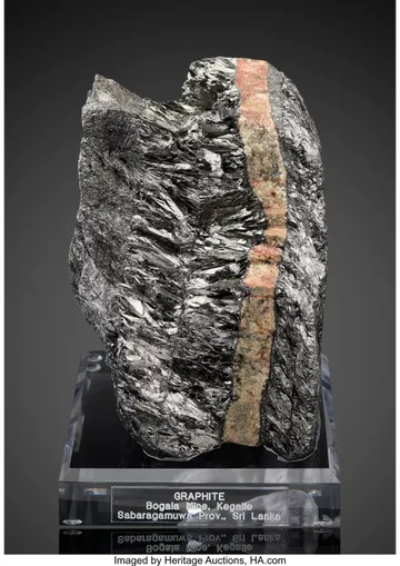 Graphite from Sabaragamuwa Province, Sri Lanka