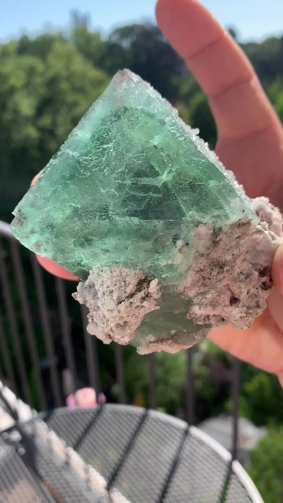 GREEN (!) ALPINE (!) Fluorite - image 6