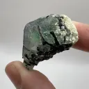 Green and Purple Fluorite with Black Tourmaline from Namibia - 10112 - image 3