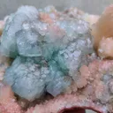 Green and Red Apophyllite with Red Stilbite. - image 3