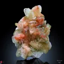Green and Red Apophyllite with Scolecite Natural mineral Specimen - image 1