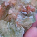 Green and Red Apophyllite with Scolecite Natural mineral Specimen - image 4