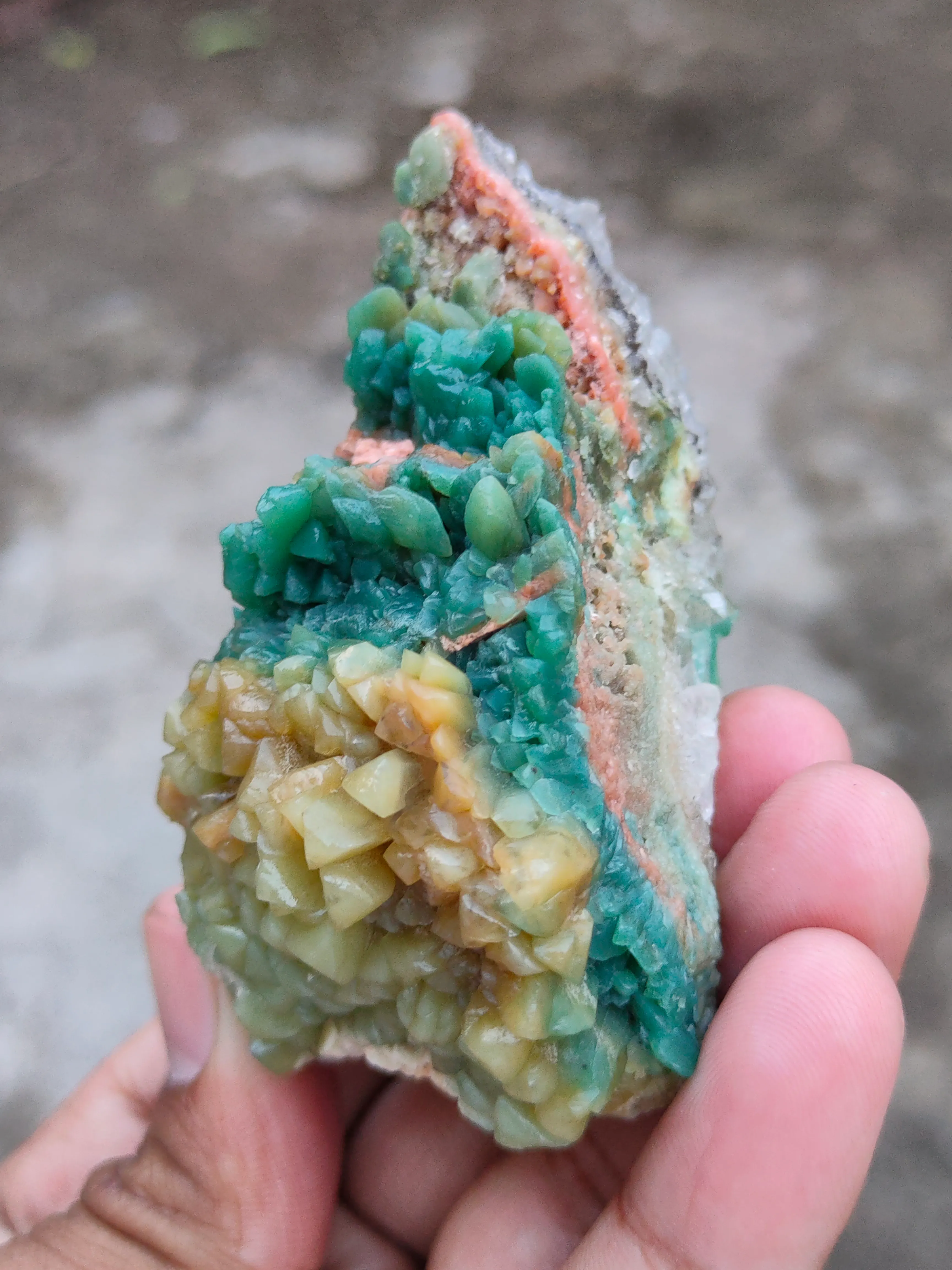 Green and Yellow Calcite - image 5