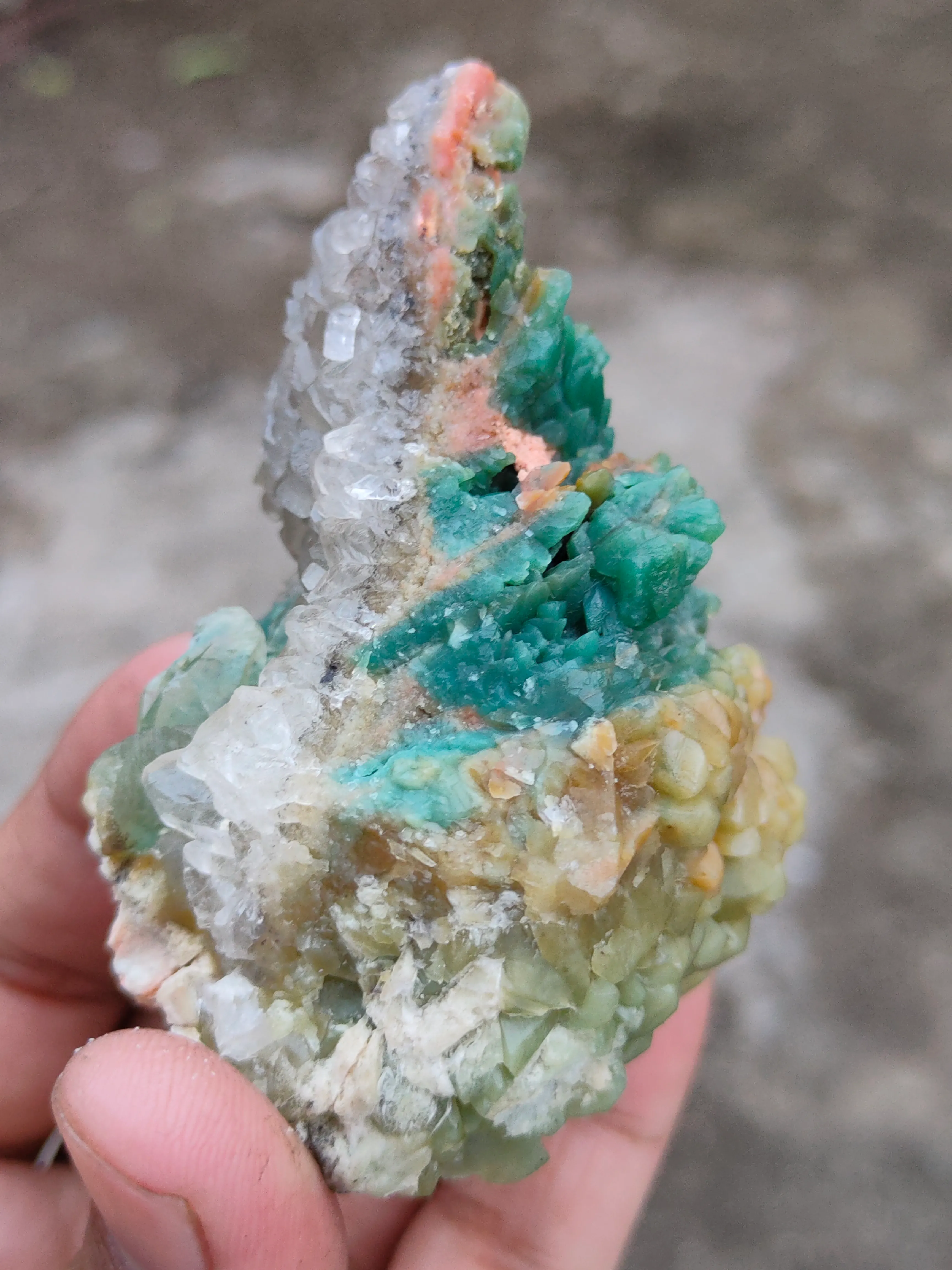 Green and Yellow Calcite - image 6