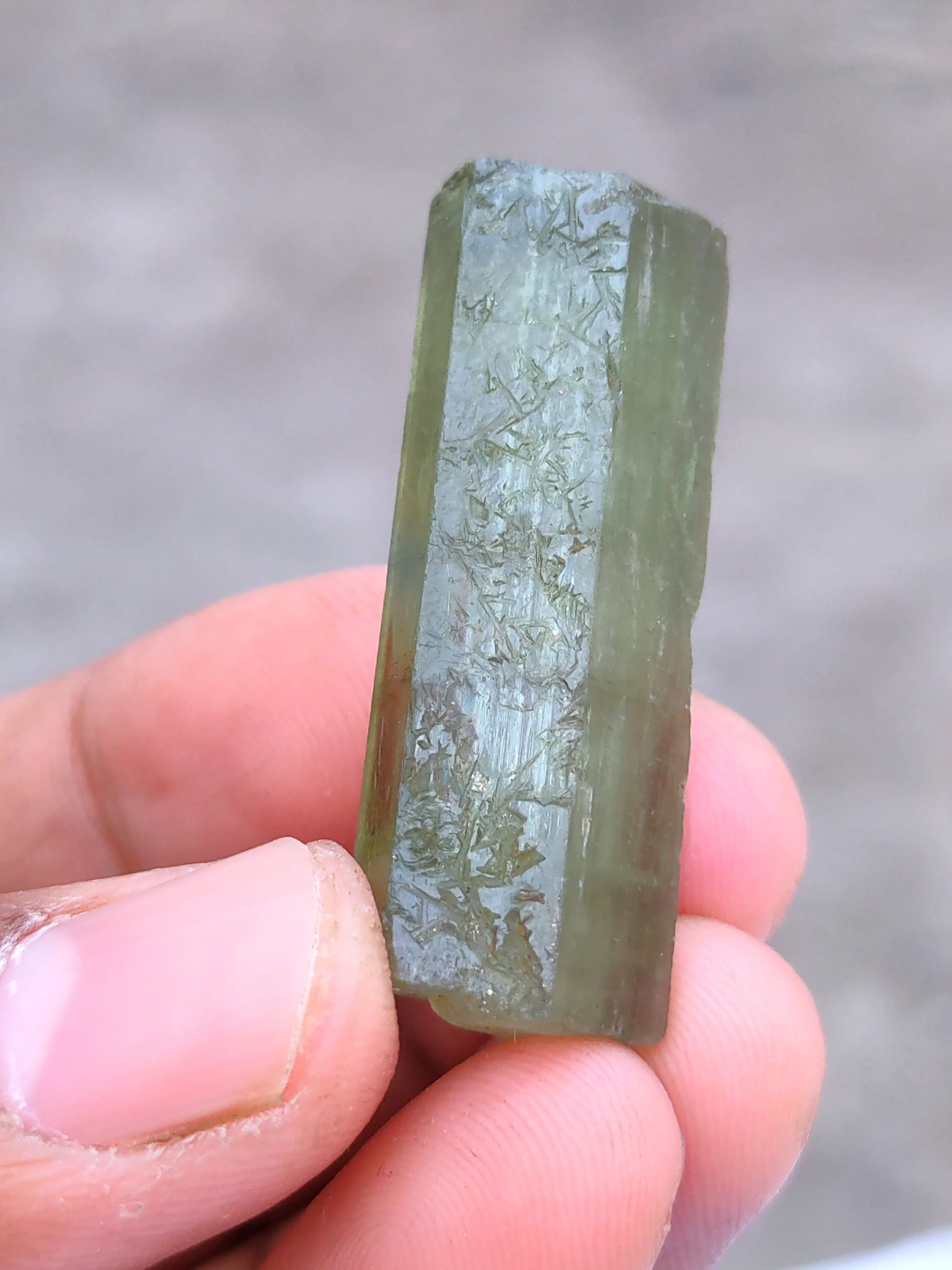 Green Apatite Beryl - image 3