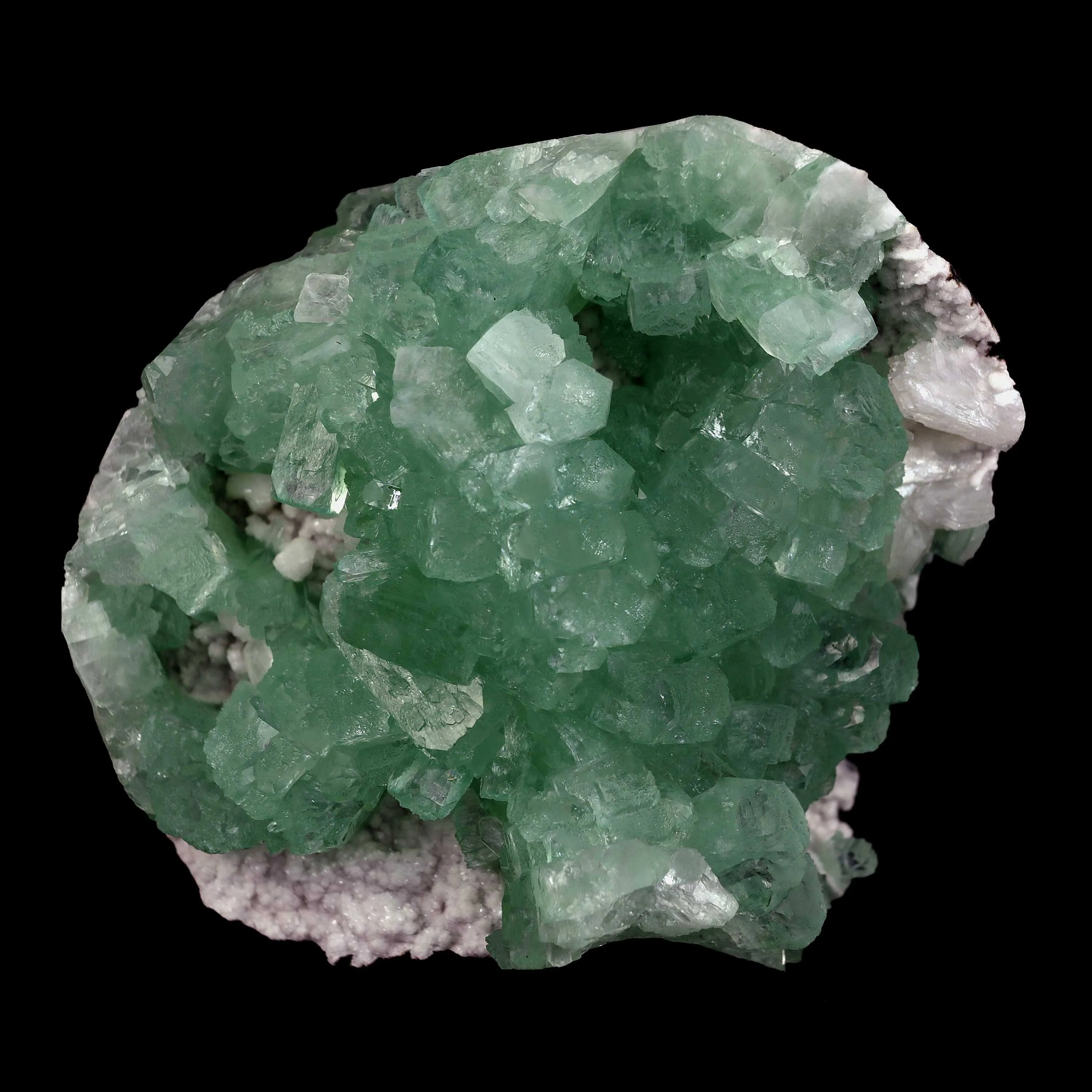 Green Apophyllite 3-D Crystals Big Cluster Natural Mineral Specimen - image 1