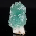 Green Apophyllite Bow with Stilbite Natural Mineral Specimen - image 2