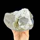 Green Apophyllite Cluster on Dark Matrix - Collector’s Zeolite Specimen from Ahilyanagar - image 6