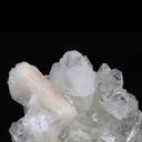 Green Apophyllite Cluster with Large Stilbite Formations - - image 6