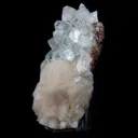 Green Apophyllite Cluster with Large Stilbite Formations - - image 2