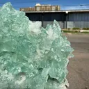 Green Apophyllite Crystal Cluster on Matrix – Natural Zeolite Mineral Specimen from India - image 8